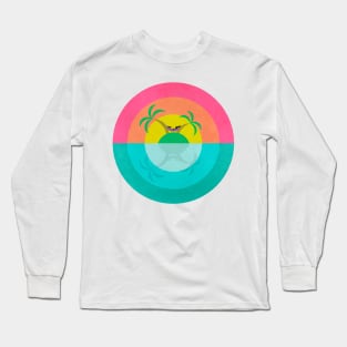 Summer Island Unicorn Long Sleeve T-Shirt